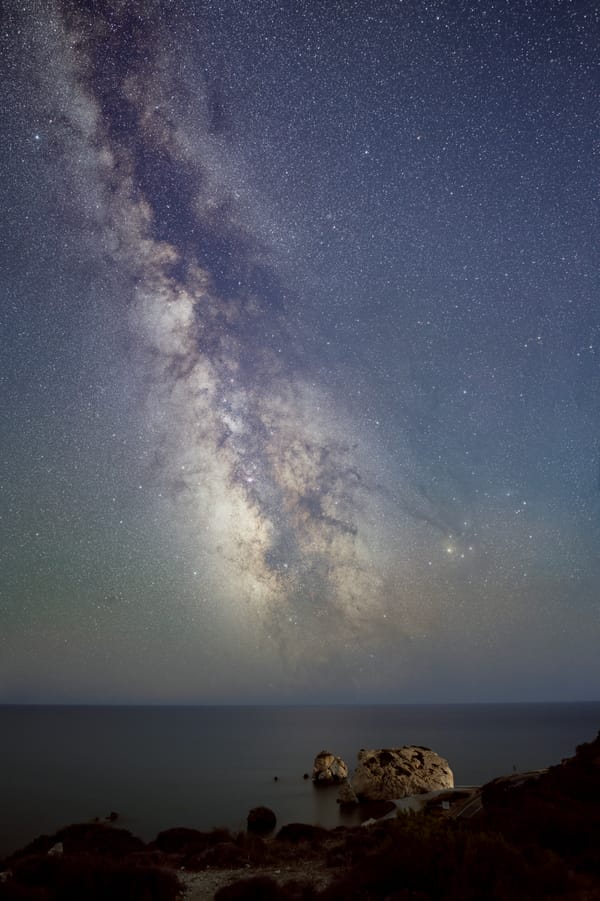 Milky Way Over The Aphrodite Stone